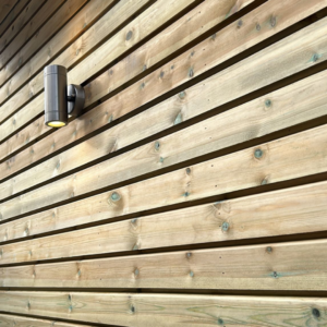 Tanalised Redwood Rainscreen Cladding