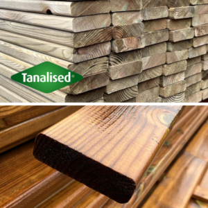 19mm x 69mm Rounded Fencing Slats