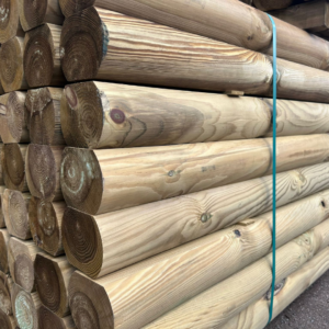 Planed Mini Log Sleepers