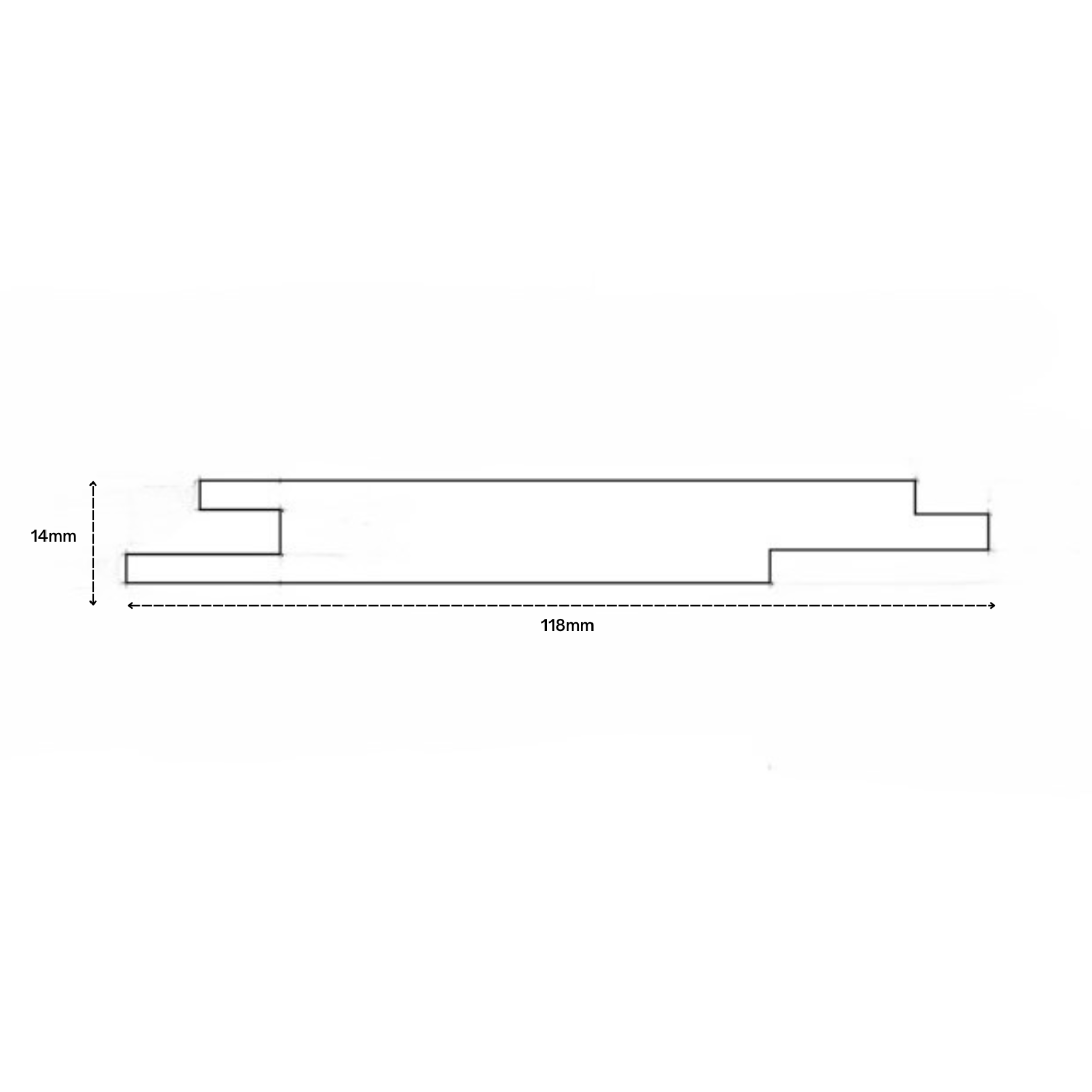 Vertical Square-edge Redwood Shiplap Cladding - Image 3